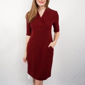 MM LaFleur The Maxwell Dress Pomegranate Size 10